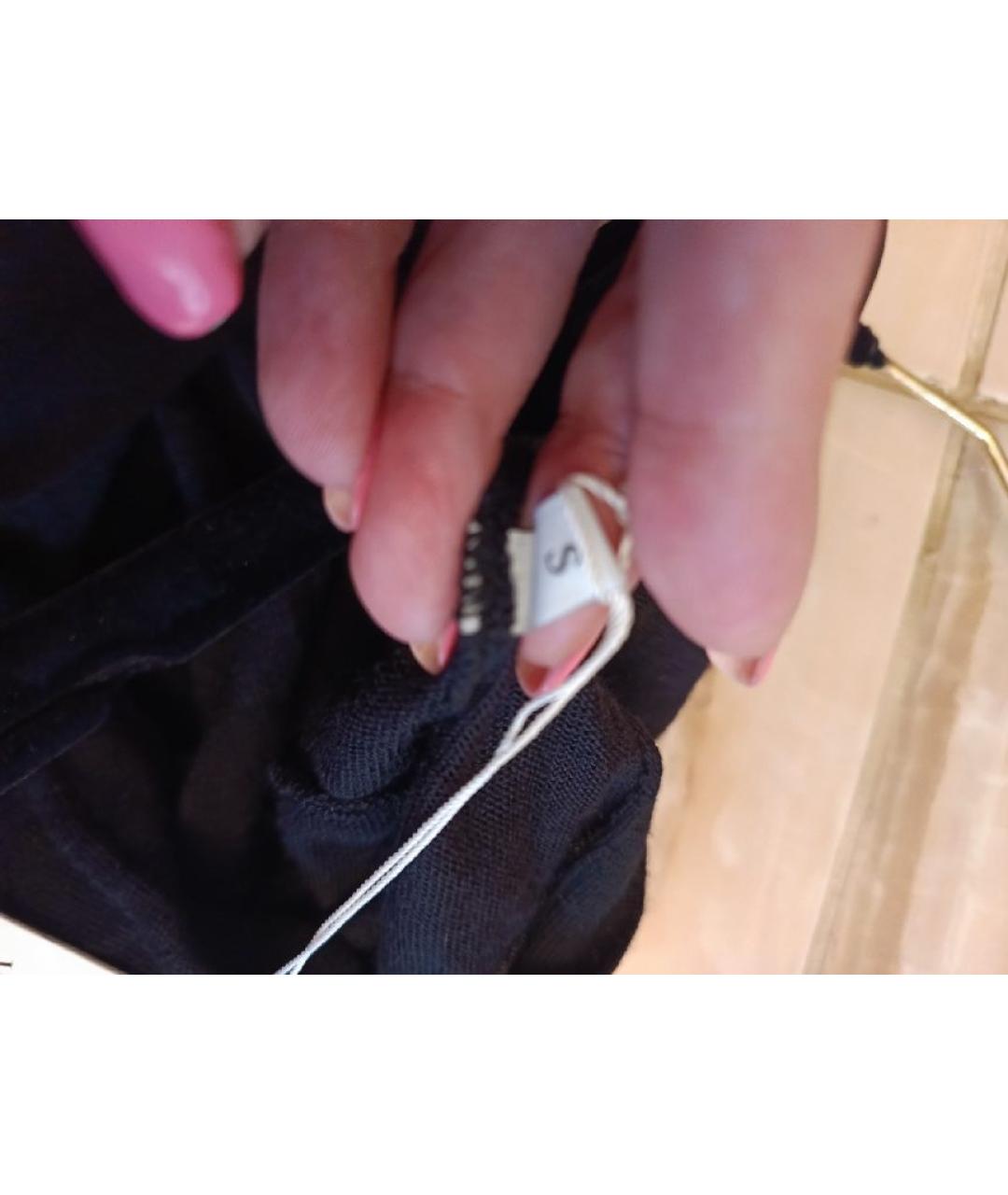 VALENTINO Черный кашемировый джемпер / свитер, фото 3