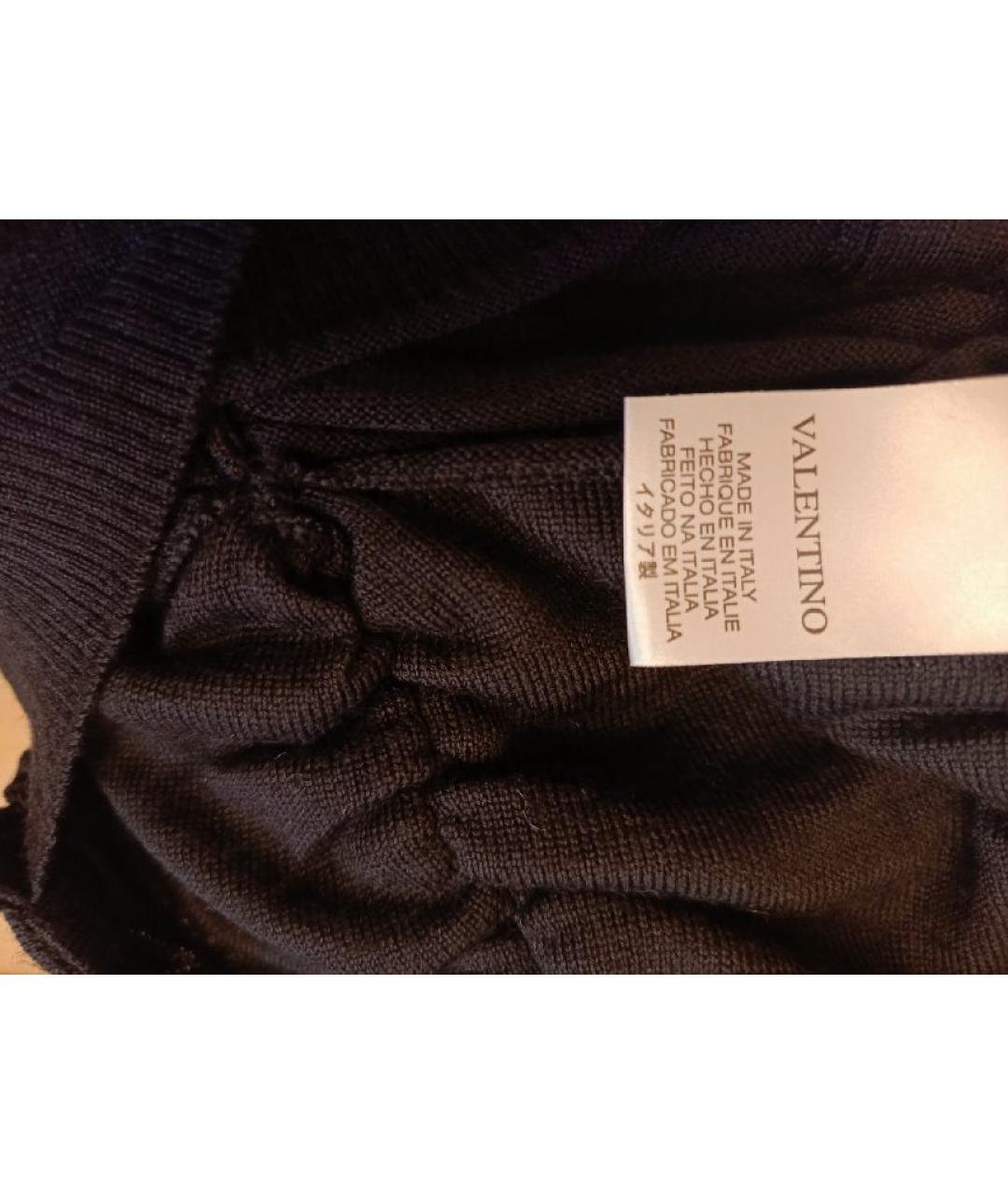 VALENTINO Черный кашемировый джемпер / свитер, фото 5