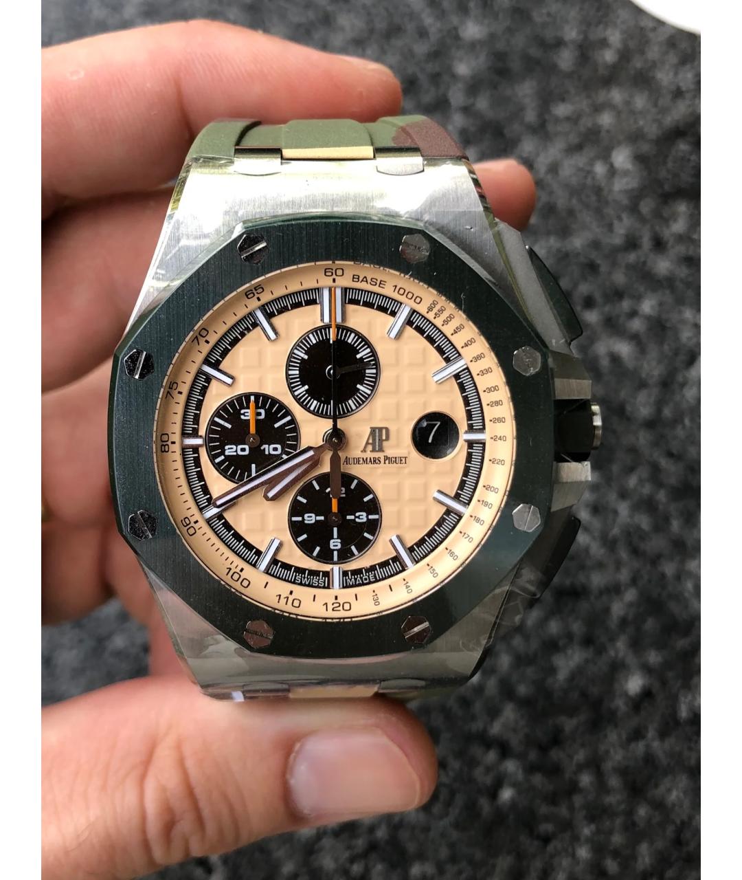 Audemars Piguet Хаки металлические часы, фото 3
