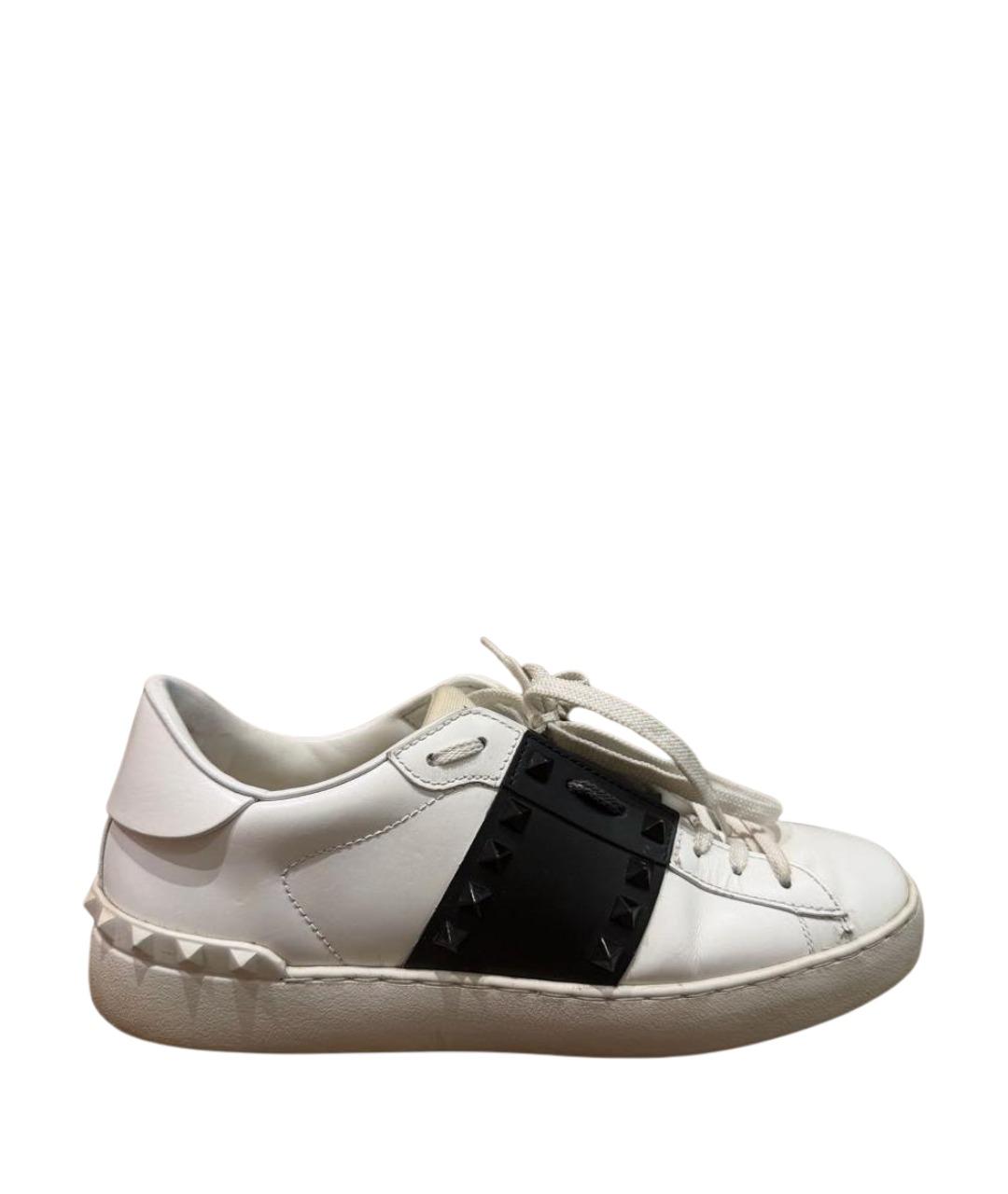 VALENTINO Белые кожаные кеды, фото 1