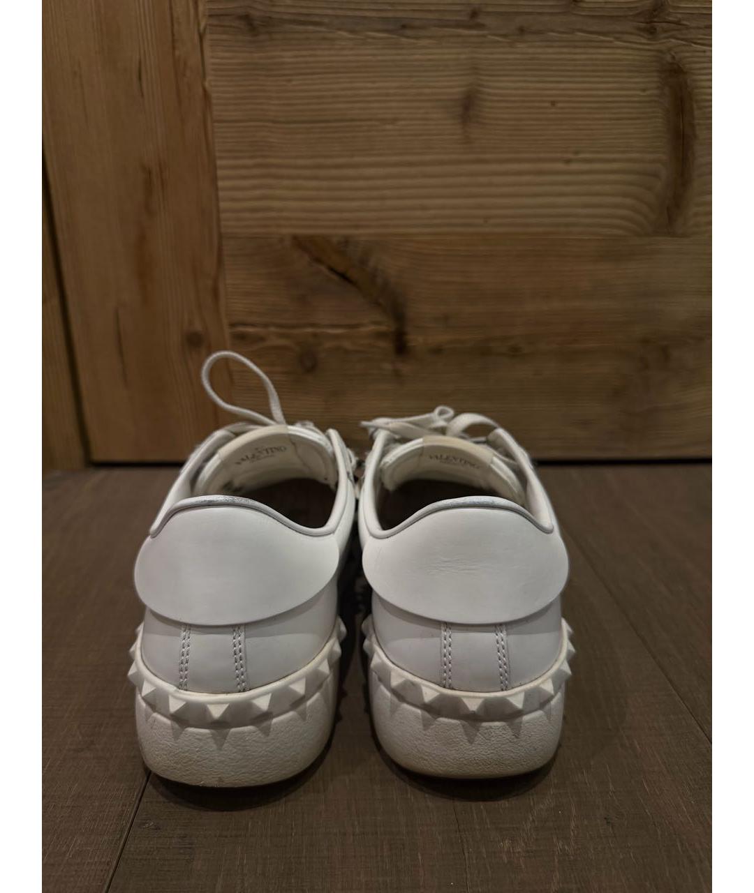 VALENTINO Белые кожаные кеды, фото 4