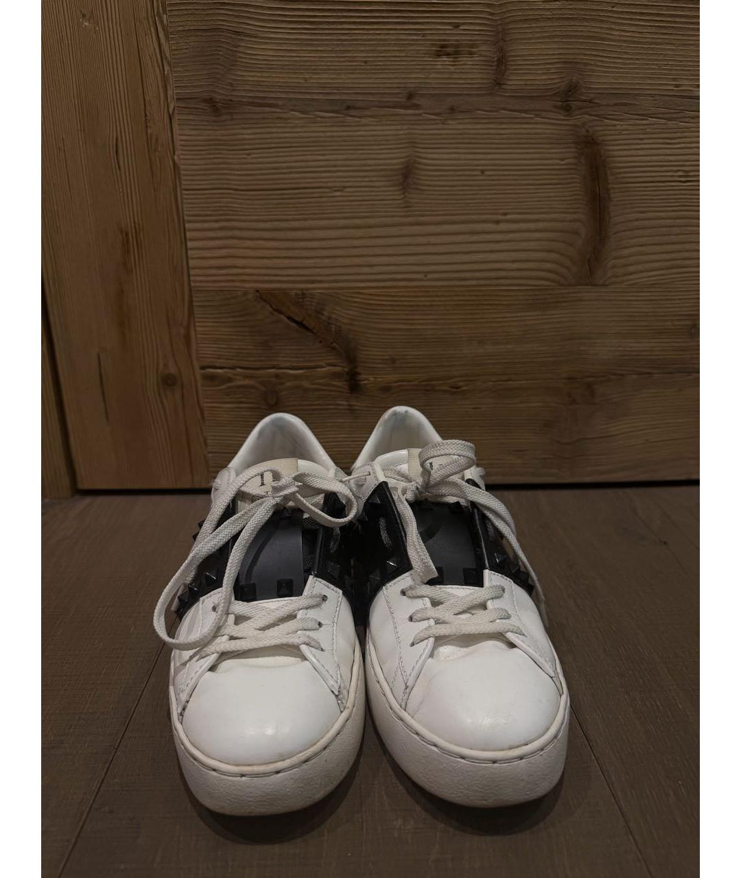 VALENTINO Белые кожаные кеды, фото 2