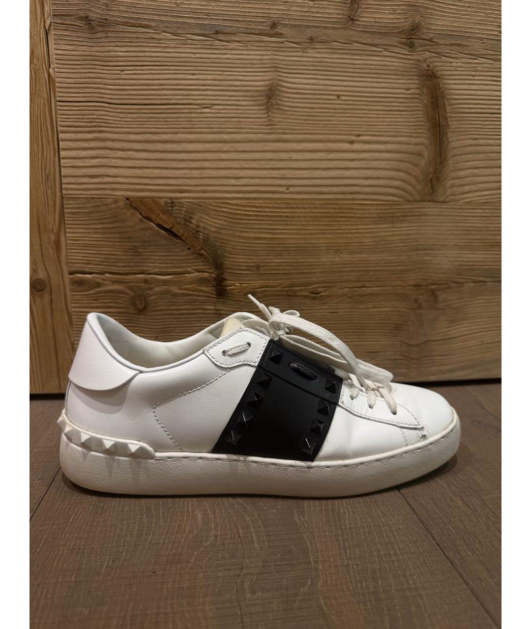VALENTINO Белые кожаные кеды, фото 5