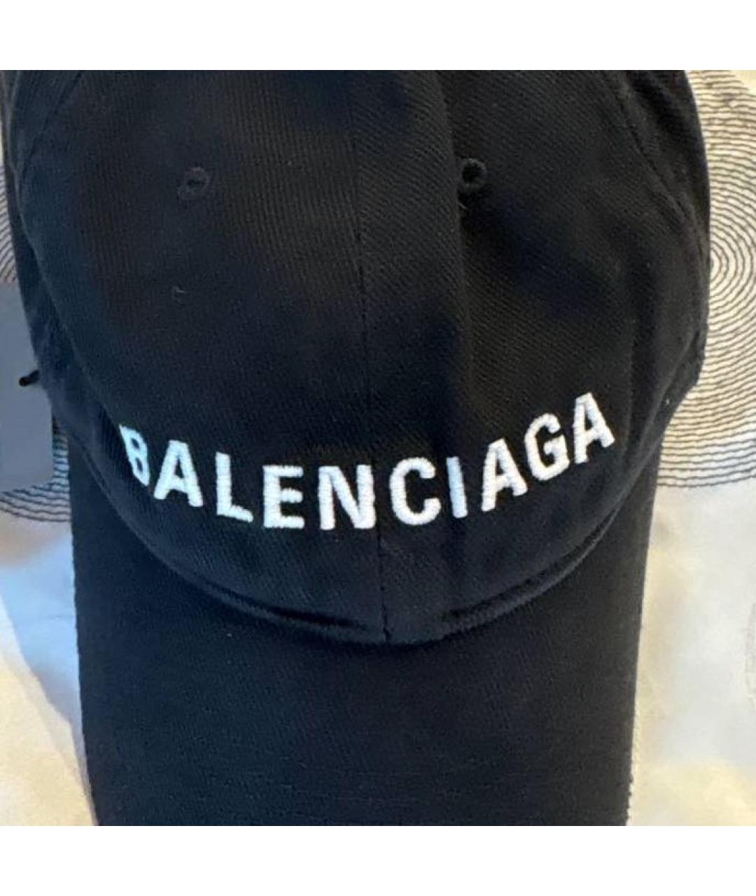 BALENCIAGA Черная хлопковая кепка/бейсболка, фото 4