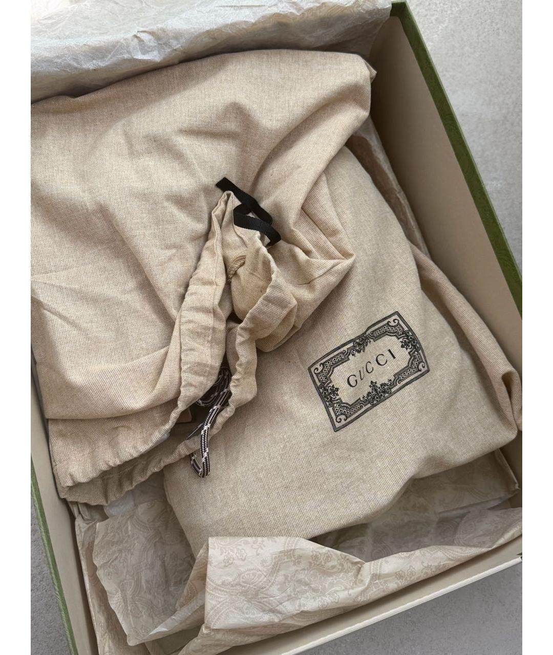 GUCCI Черные кожаные ботинки, фото 5