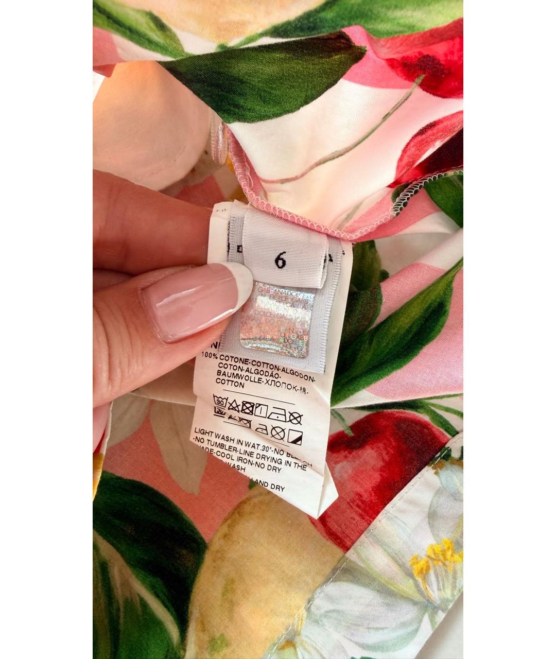 DOLCE&GABBANA Мульти хлопковый комбинезон, фото 3