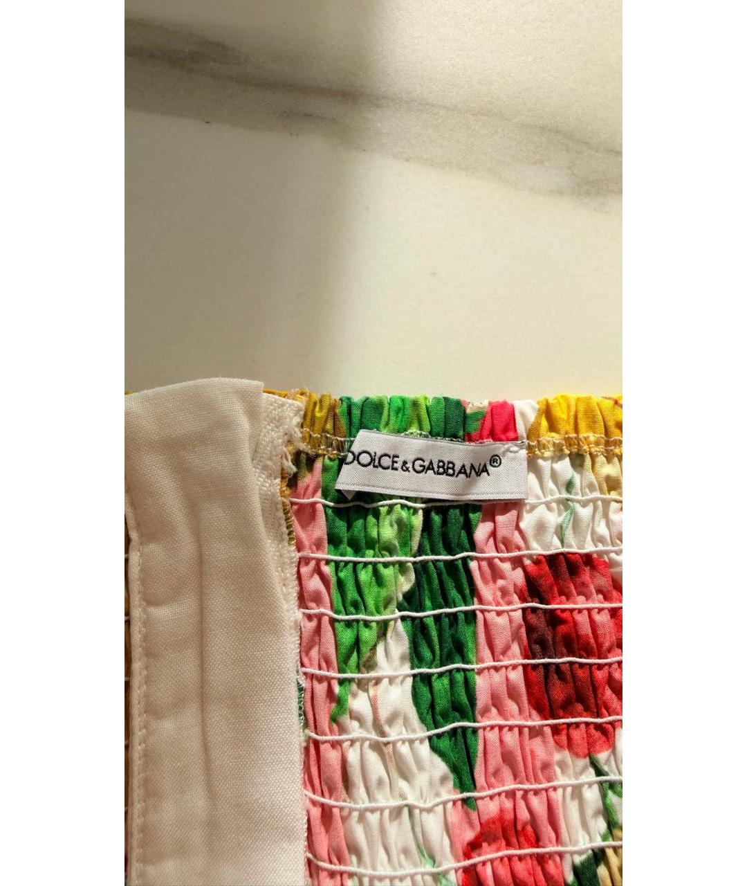 DOLCE&GABBANA Мульти хлопковый комбинезон, фото 2