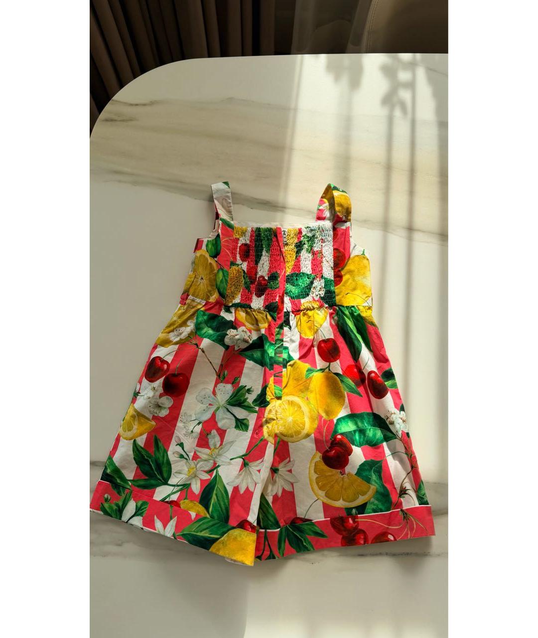 DOLCE&GABBANA Мульти хлопковый комбинезон, фото 6