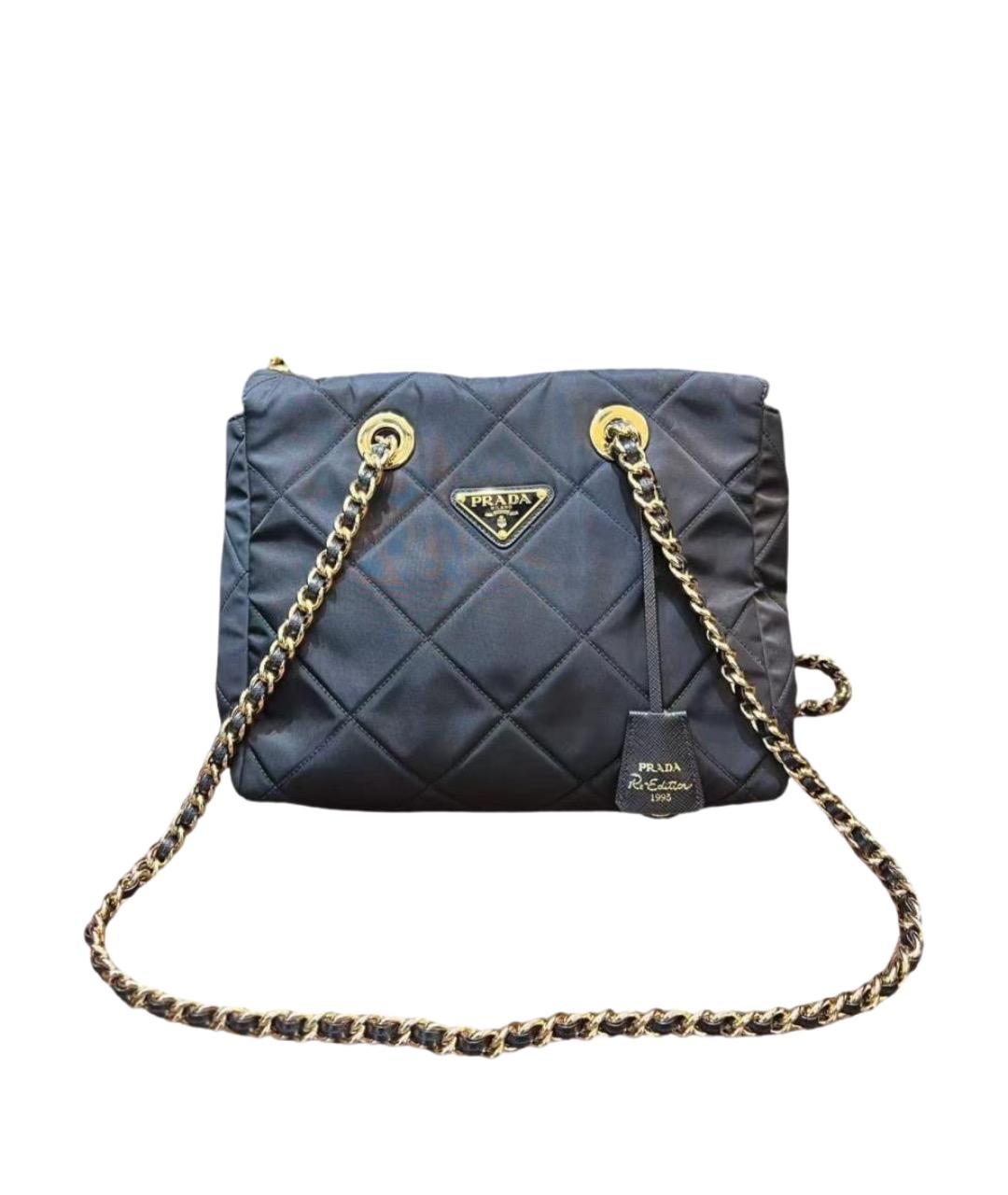 PRADA Темно-синяя сумка через плечо, фото 1