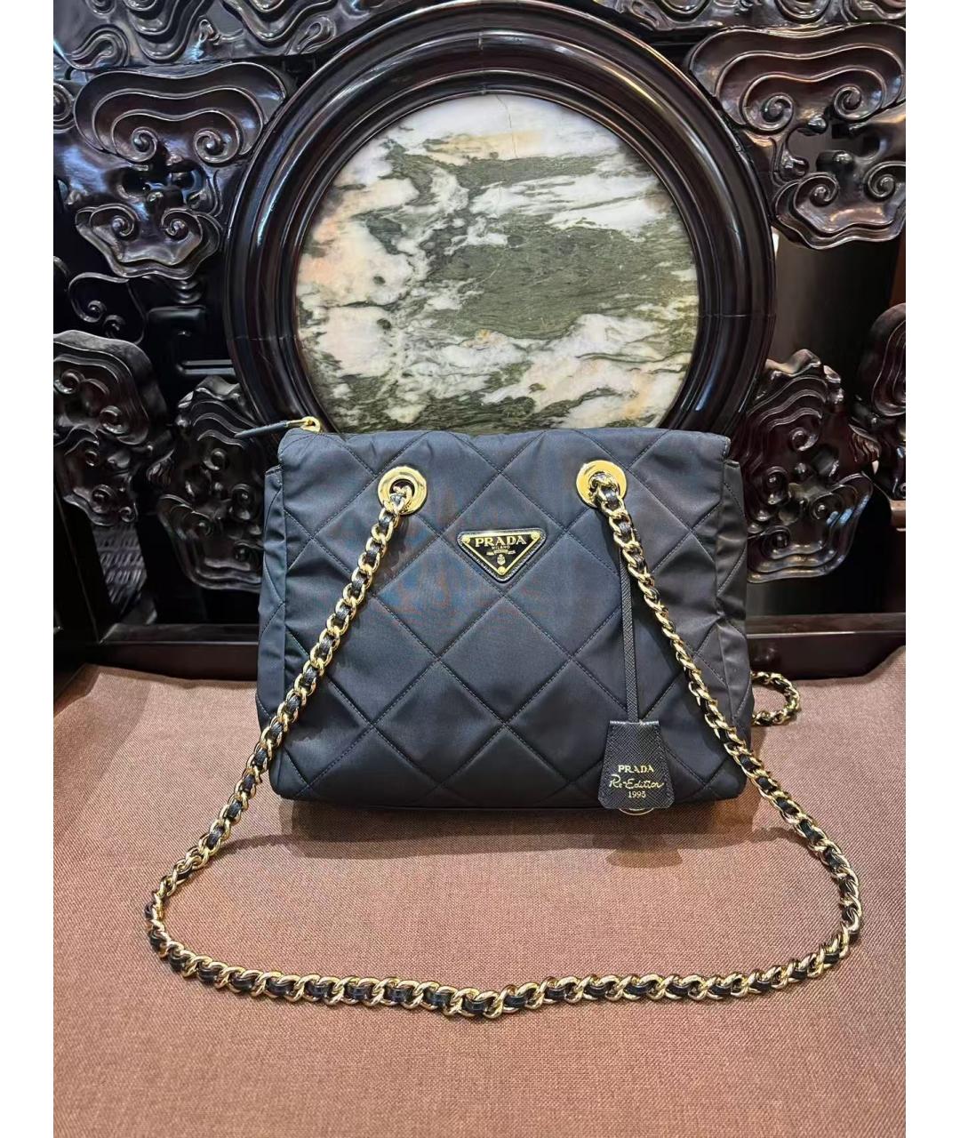 PRADA Темно-синяя сумка через плечо, фото 2