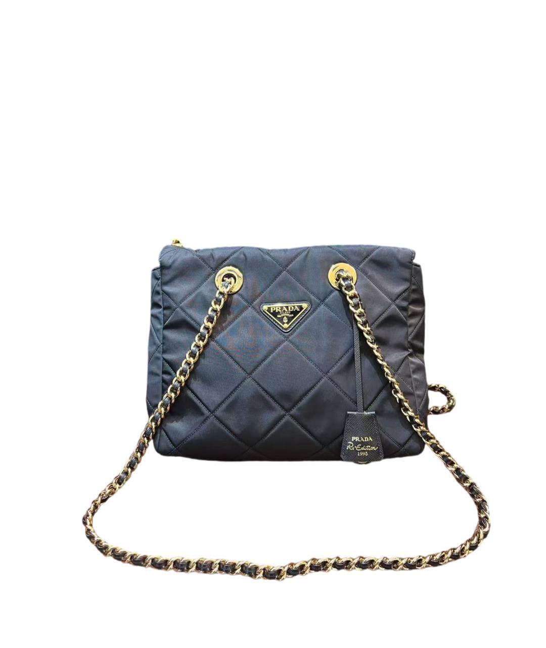 PRADA Темно-синяя сумка через плечо, фото 7