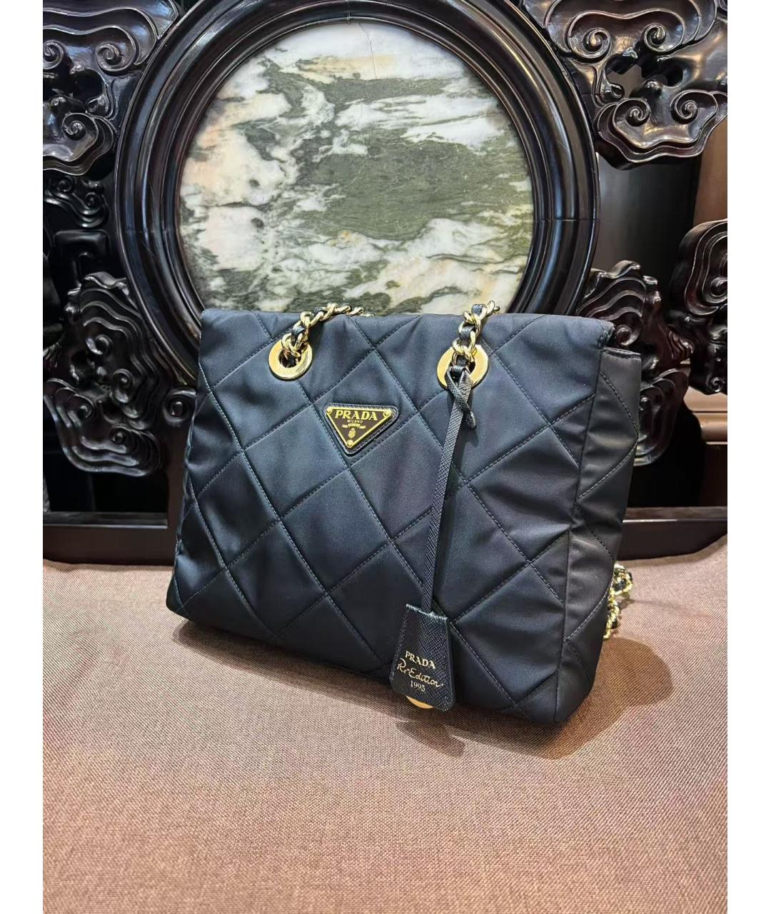 PRADA Темно-синяя сумка через плечо, фото 5