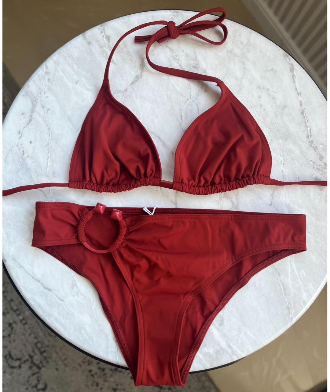 HERMES Красный полиамидовый купальник, фото 2