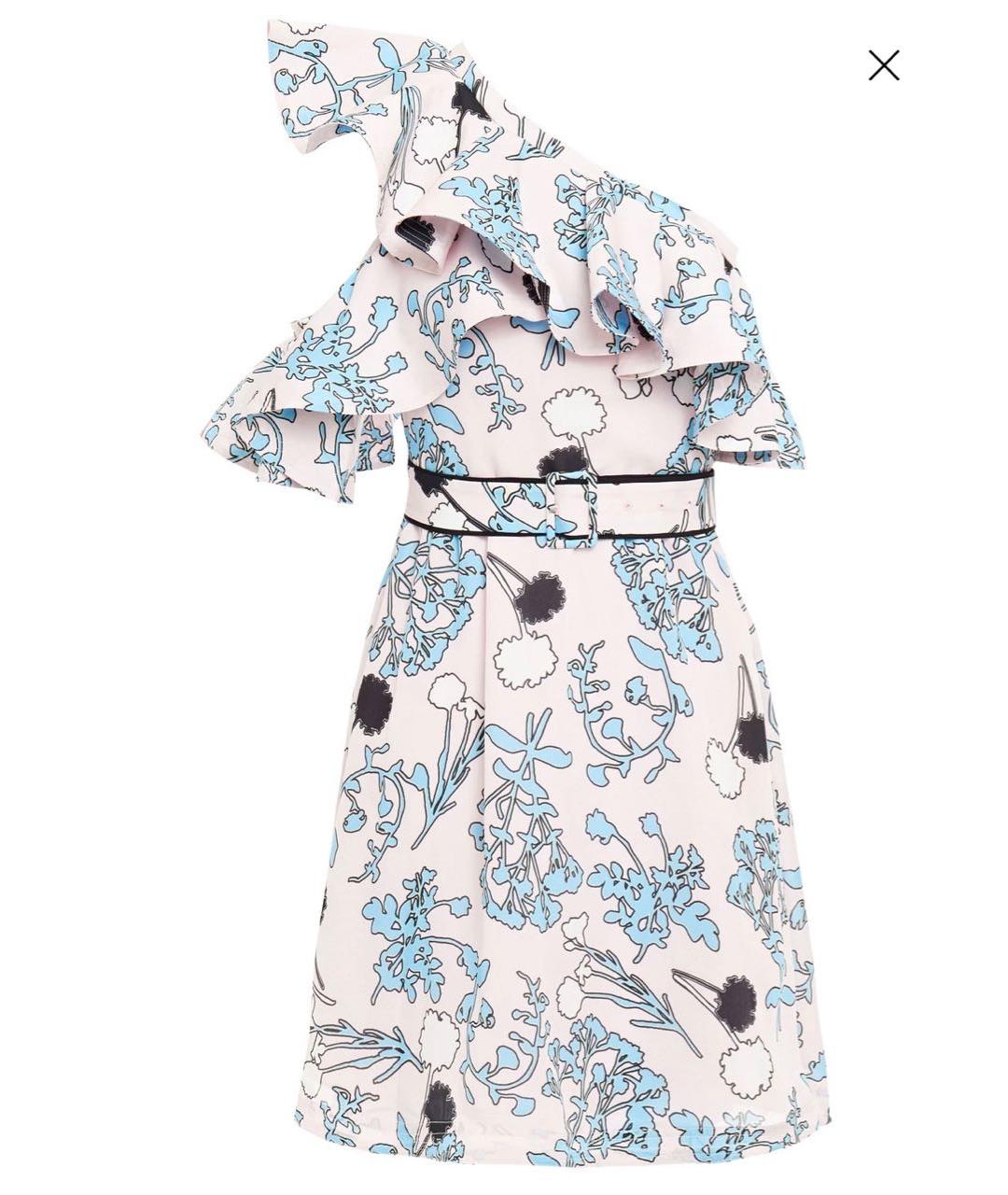 SELF-PORTRAIT Мульти полиэстеровое коктейльное платье, фото 9