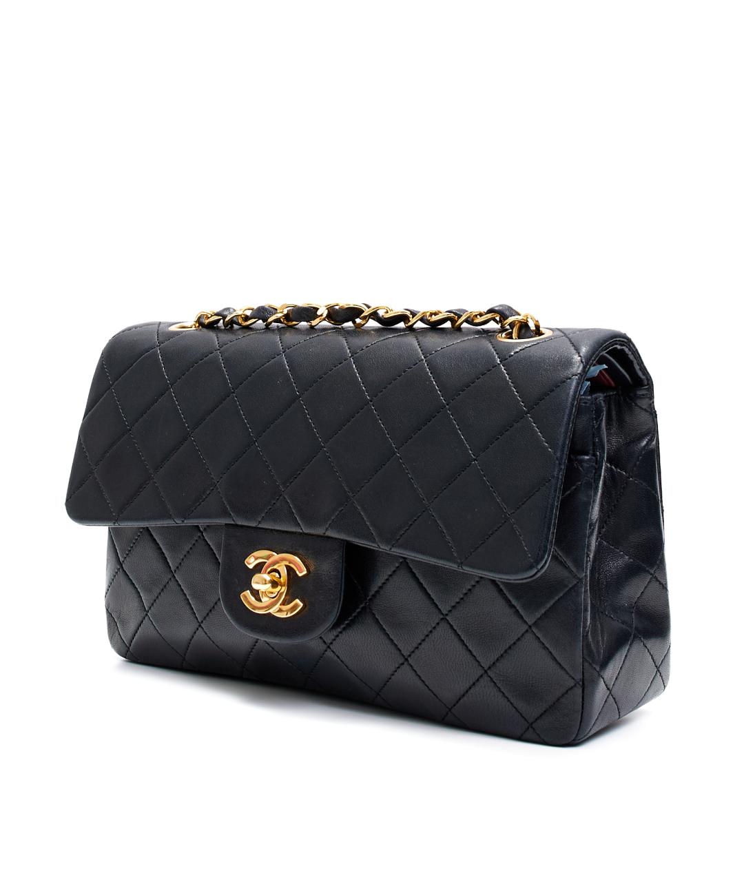 CHANEL Черная кожаная сумка через плечо, фото 2