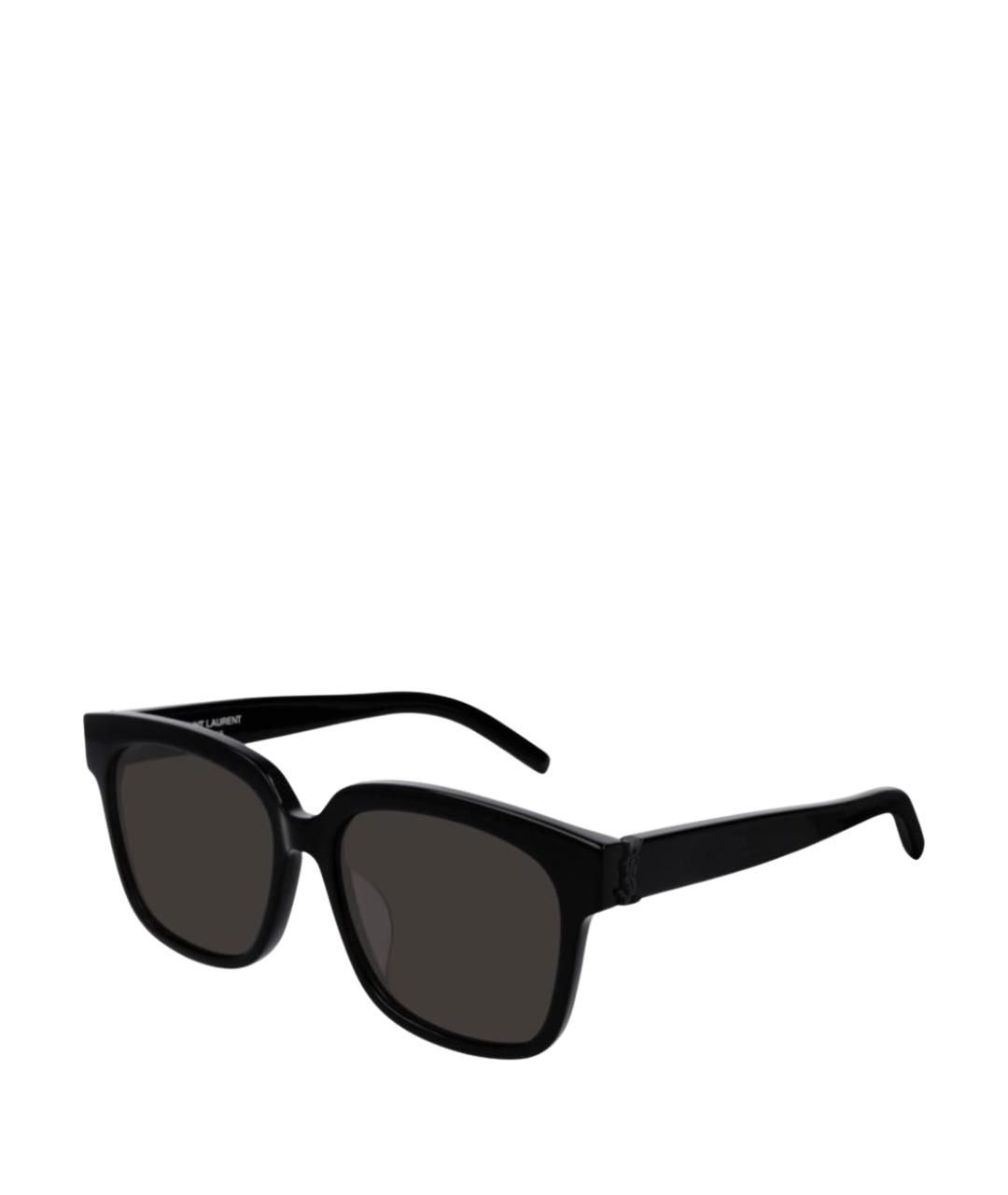 SAINT LAURENT Черные пластиковые солнцезащитные очки, фото 1