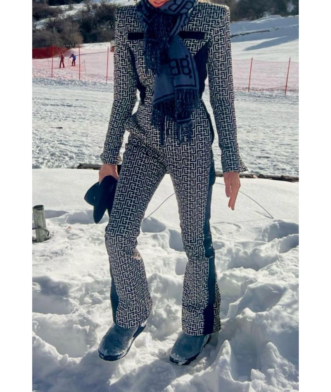 BALMAIN Черный полиамидовый комбинезон, фото 5