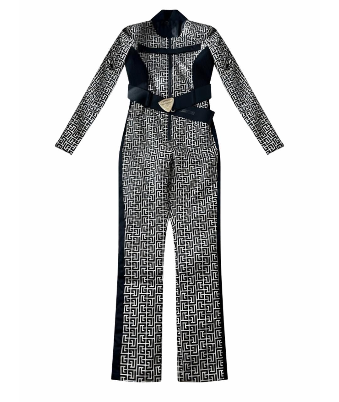 BALMAIN Черный полиамидовый комбинезон, фото 1