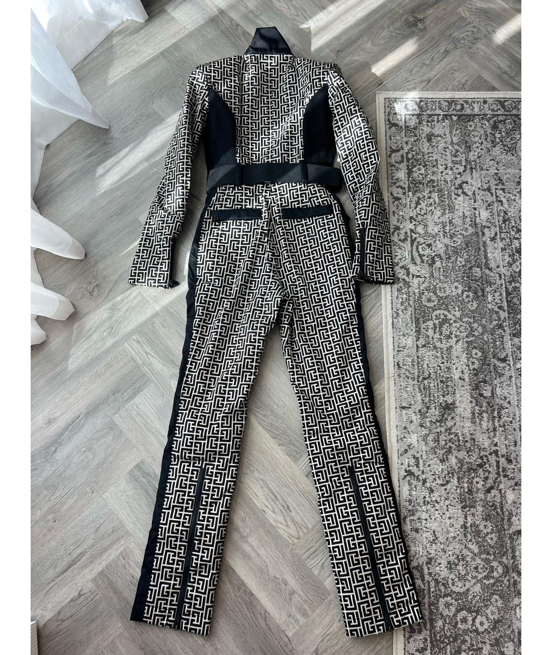 BALMAIN Черный полиамидовый комбинезон, фото 2