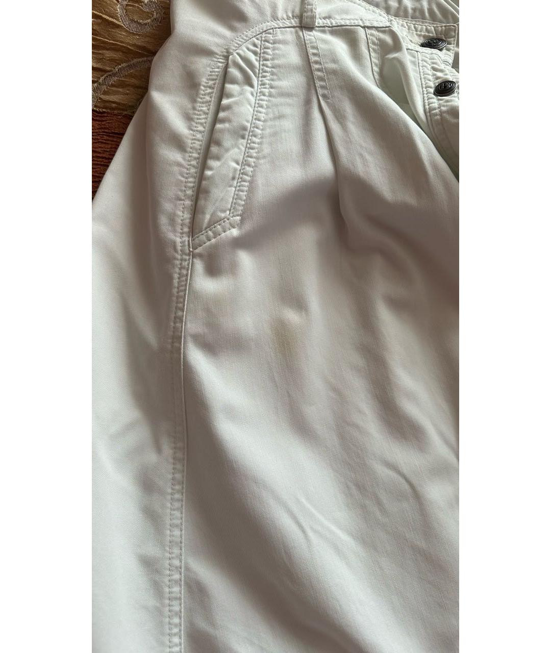 BALMAIN Голубая деним юбка макси, фото 8