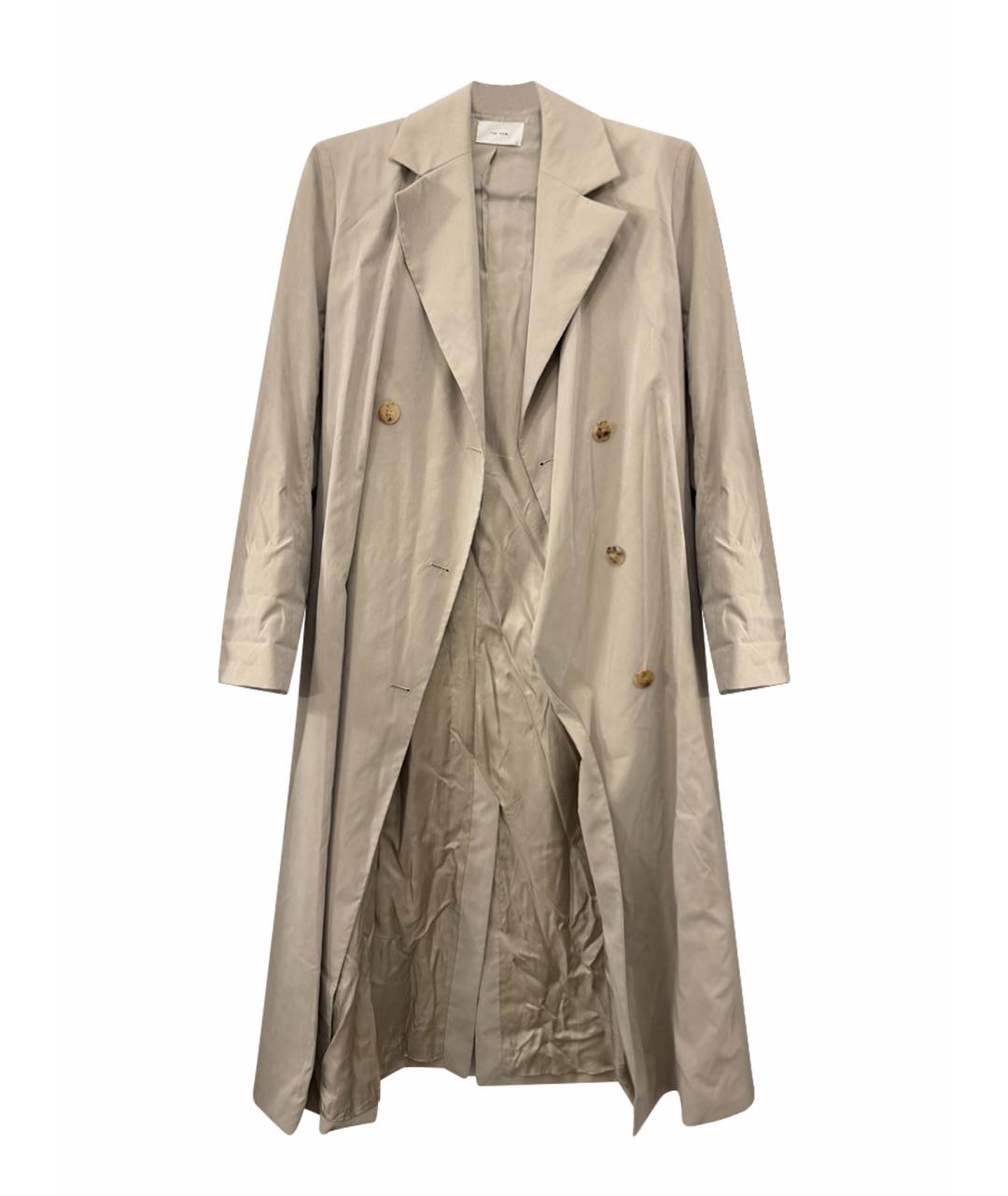 THE ROW Бежевый полиэстеровый тренч/плащ, фото 1