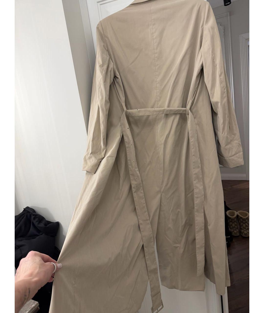 THE ROW Бежевый полиэстеровый тренч/плащ, фото 2