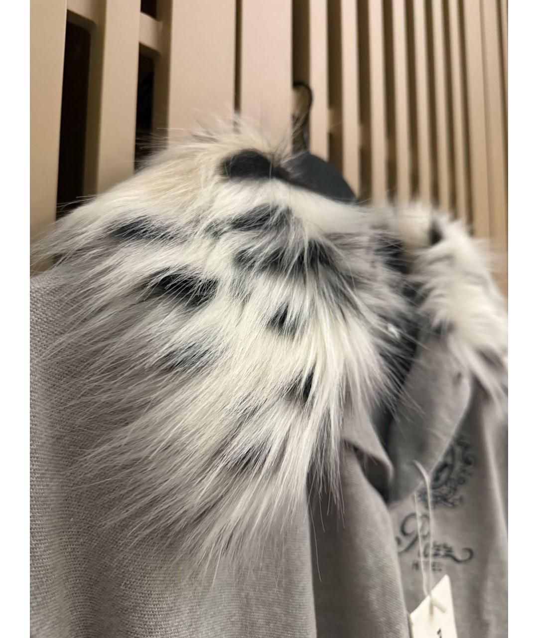 PROTOCOL INDEX Серое хлопковое поло с длинным рукавом, фото 3