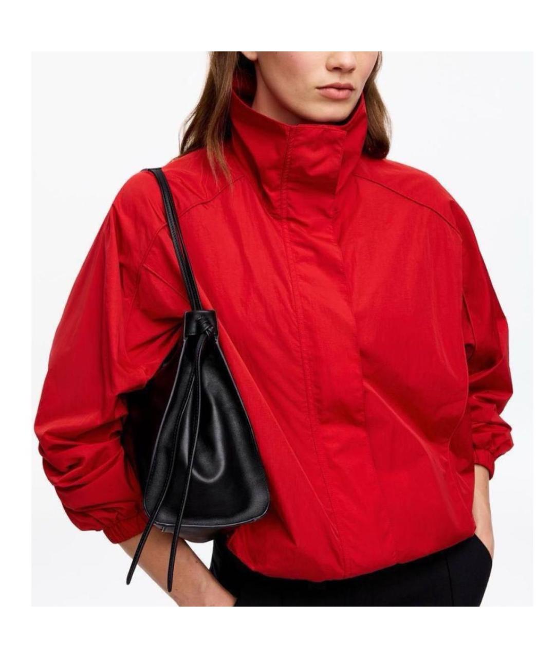 ARKET Красная полиэстеровая куртка, фото 3