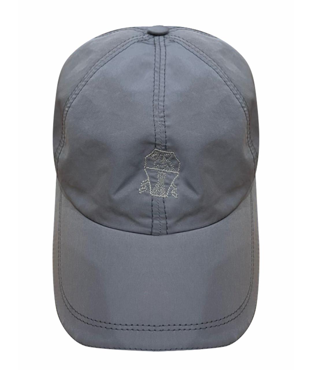 BRUNELLO CUCINELLI Синяя кепка/бейсболка, фото 1