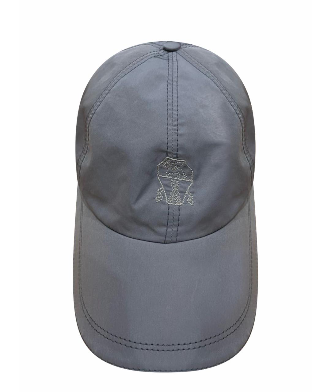 BRUNELLO CUCINELLI Синяя кепка/бейсболка, фото 5