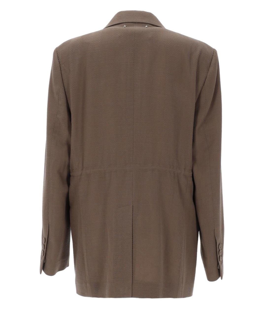 GOLDEN GOOSE DELUXE BRAND Серый шерстяной жакет/пиджак, фото 2