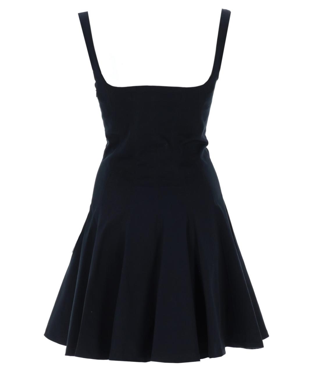 VERSACE JEANS COUTURE Черное хлопковое повседневное платье, фото 2