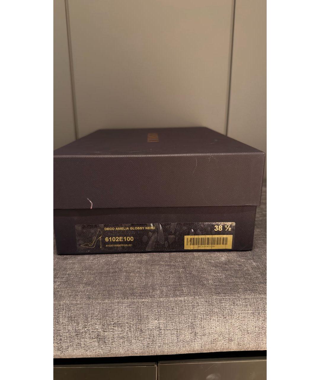 LE SILLA Черные туфли из лакированной кожи, фото 7