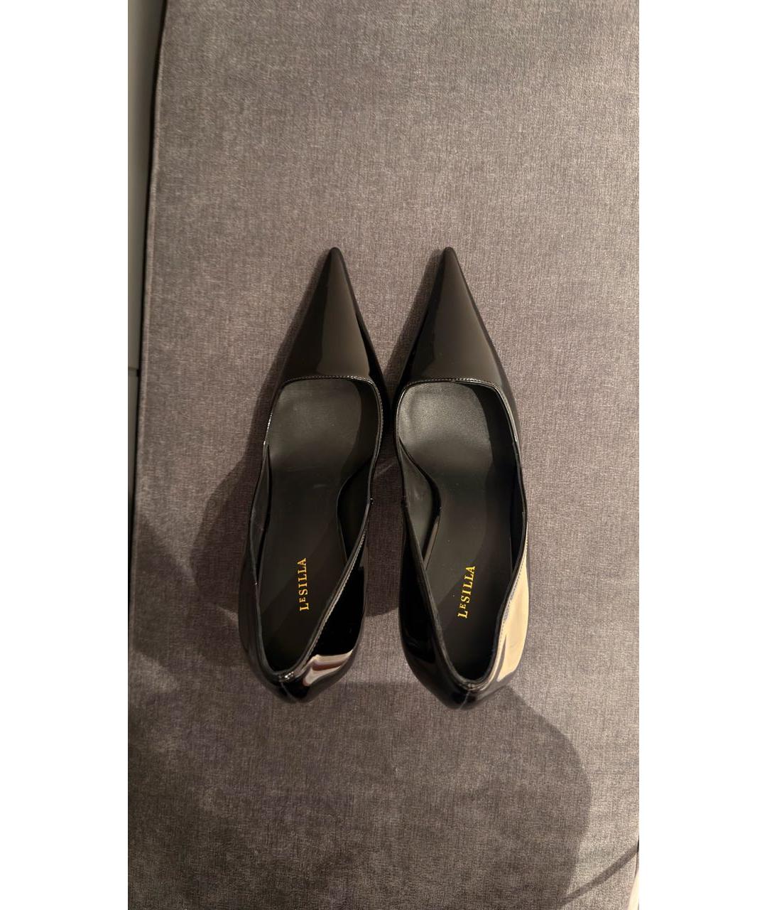 LE SILLA Черные туфли из лакированной кожи, фото 3