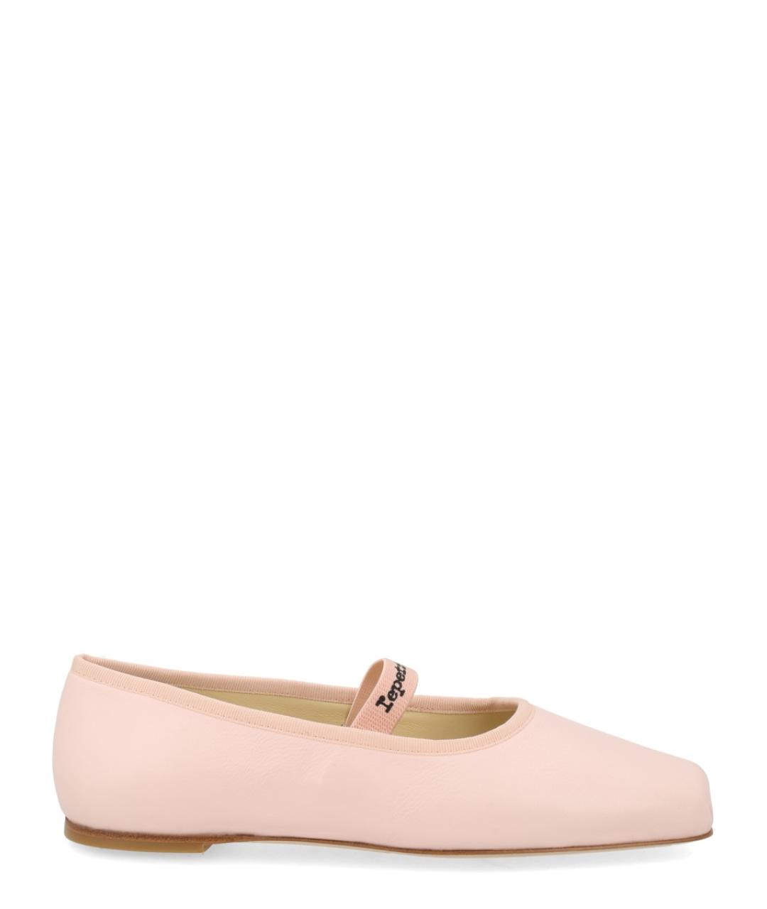 REPETTO Розовые кожаные балетки, фото 1