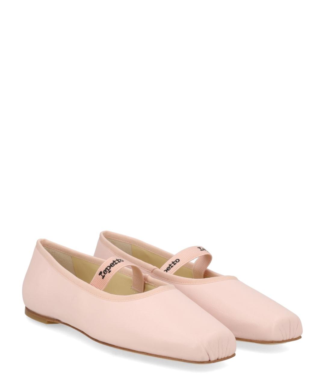 REPETTO Розовые кожаные балетки, фото 2