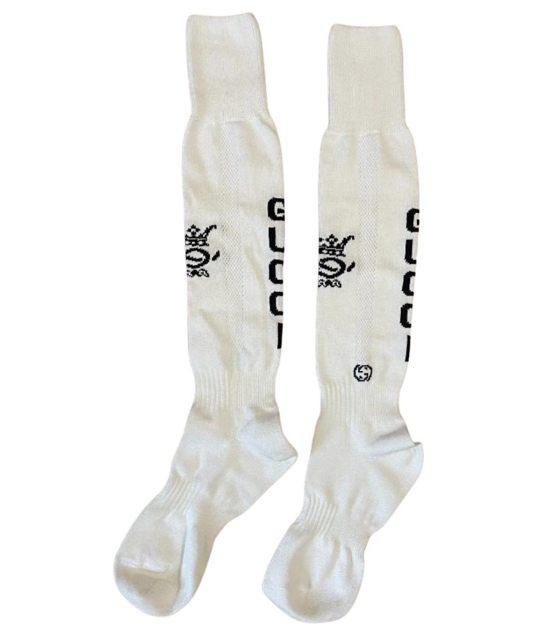 GUCCI Белые носки, чулки и колготы, фото 1
