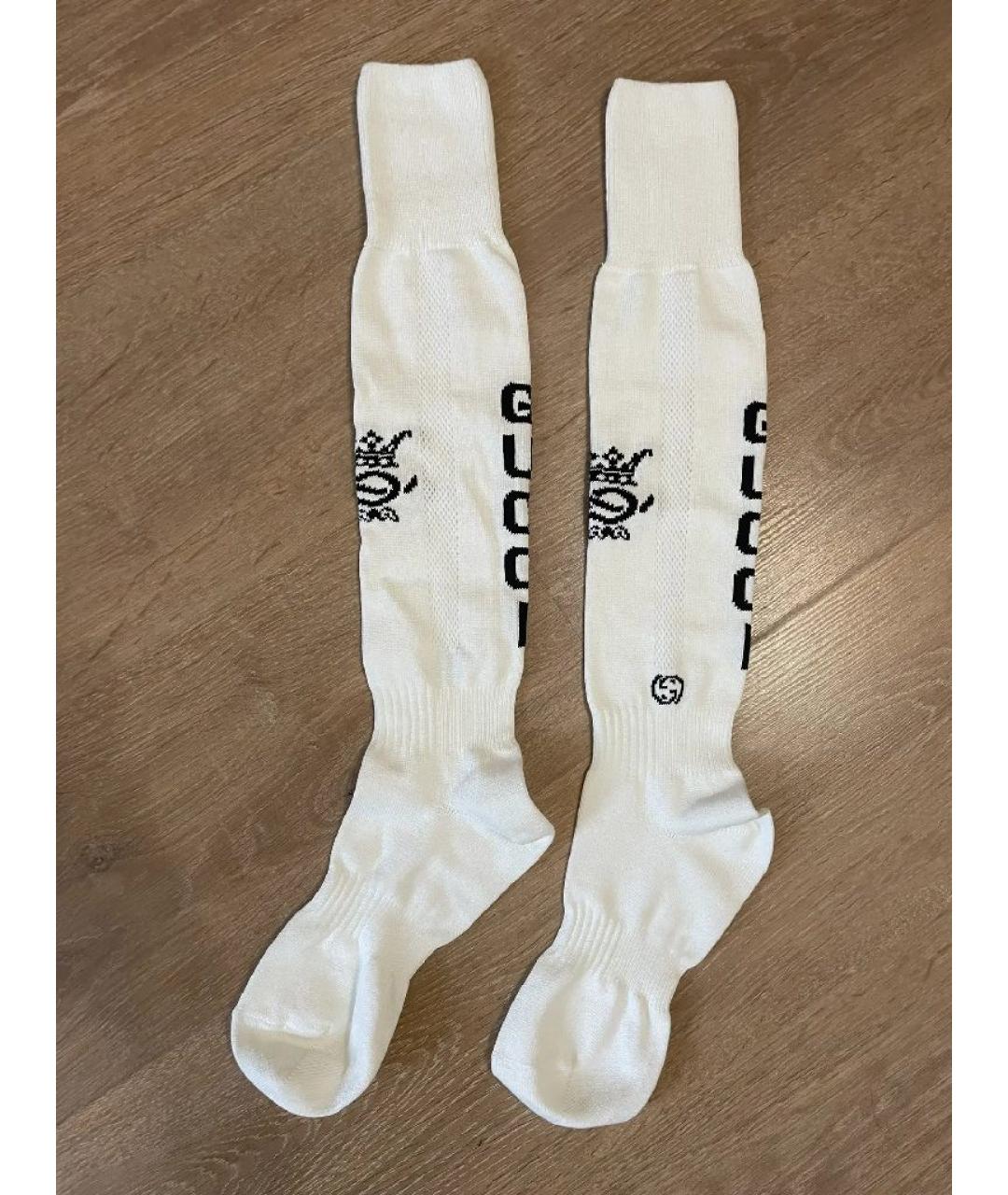 GUCCI Белые носки, чулки и колготы, фото 5