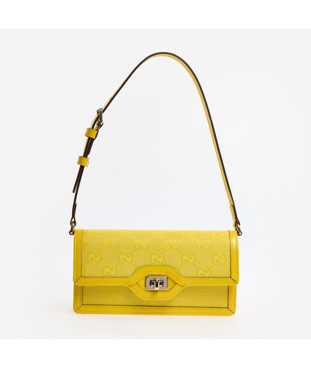 GUCCI Желтая сумка через плечо, фото 7
