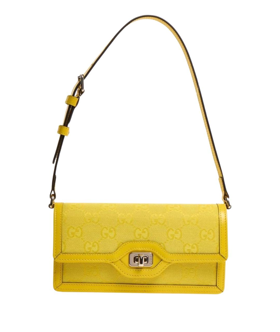 GUCCI Желтая сумка через плечо, фото 1