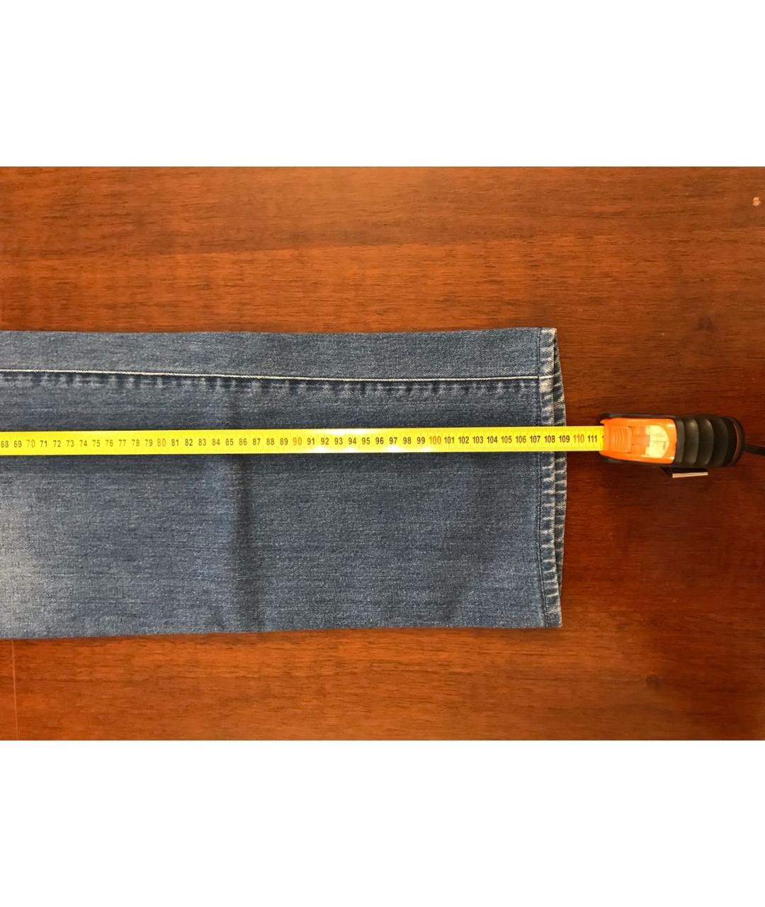 JACOB COHEN Синие хлопковые прямые джинсы, фото 5