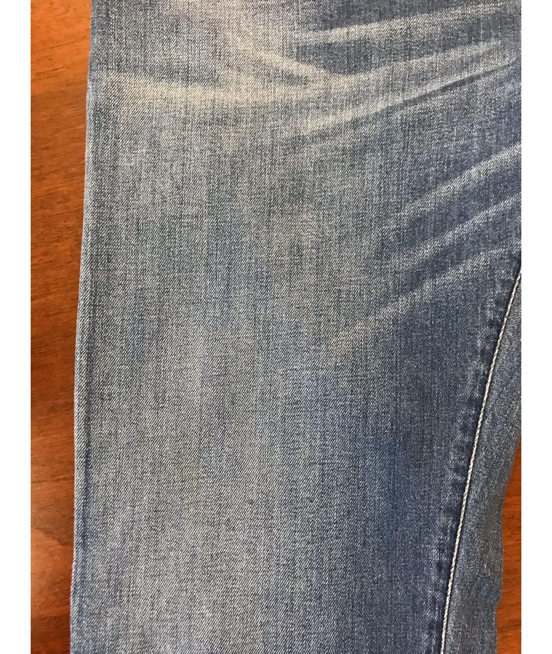 JACOB COHEN Синие хлопковые прямые джинсы, фото 4