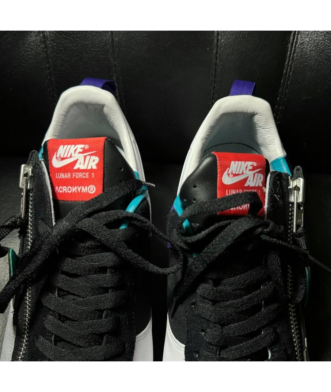 ACRONYM® Черные кожаные низкие кроссовки / кеды, фото 8