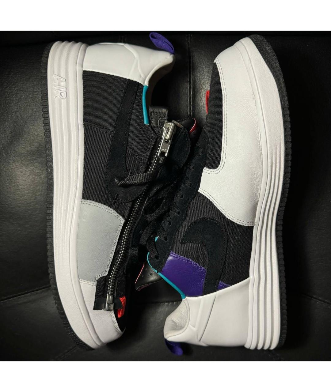 ACRONYM® Черные кожаные низкие кроссовки / кеды, фото 4