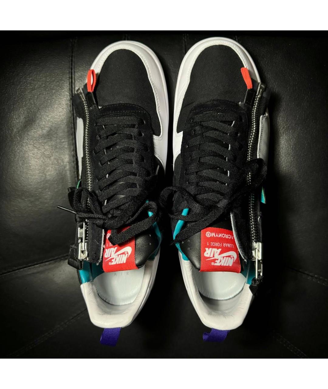 ACRONYM® Черные кожаные низкие кроссовки / кеды, фото 7