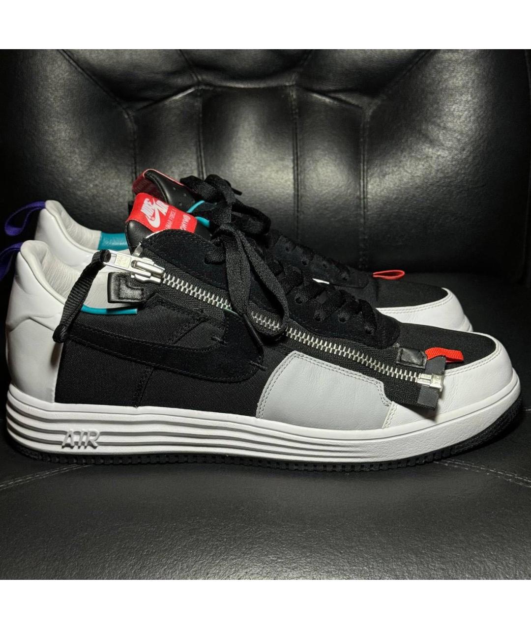 ACRONYM® Черные кожаные низкие кроссовки / кеды, фото 9