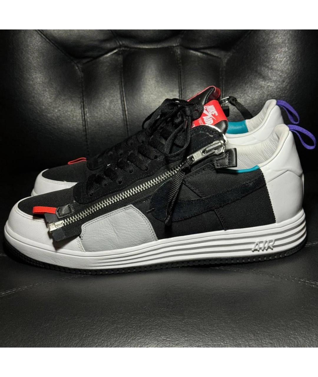 ACRONYM® Черные кожаные низкие кроссовки / кеды, фото 3