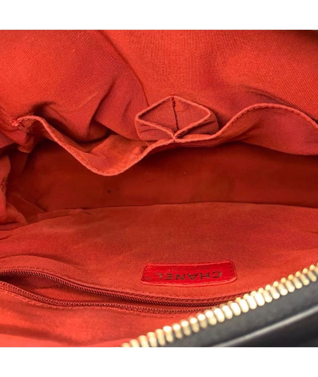 CHANEL Синяя кожаная сумка через плечо, фото 6