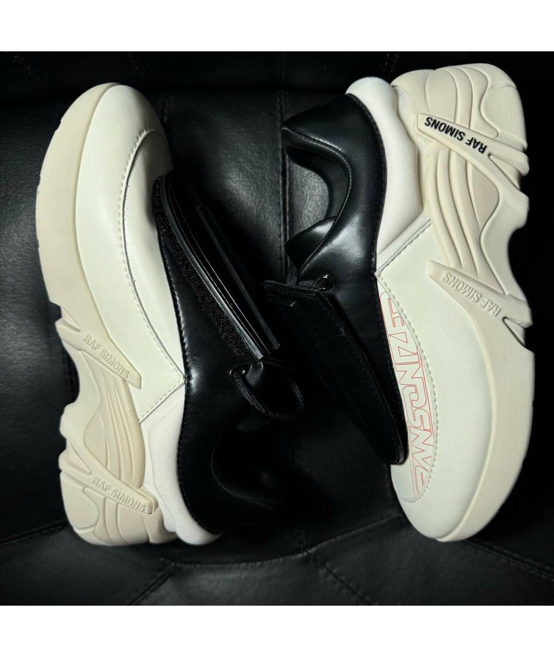 RAF SIMONS Белые текстильные кроссовки, фото 5