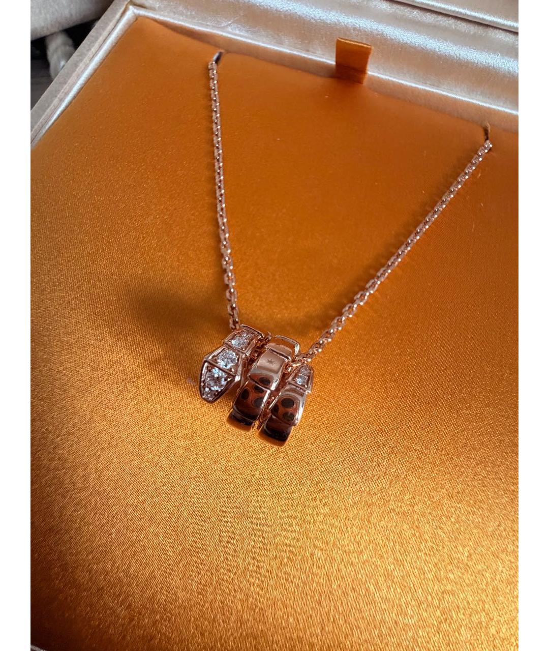 BVLGARI Золотая подвеска из розового золота, фото 5